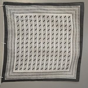 Black and White Scarf